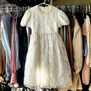 Vintage Girl’s Jessica McClintock Lace Dress